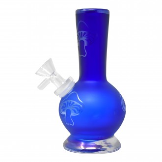 6" Small Apple Bottom-MUSH Soft Glass Water Pipe - GOG