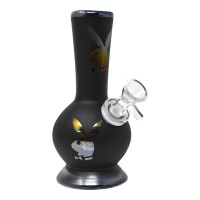 6" Small Apple Bottom-PB  Soft Glass Water Pipe - GOG