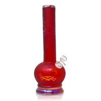 12" Frosted Large Bottle-SW Soft Glass Water Pipe - GOG