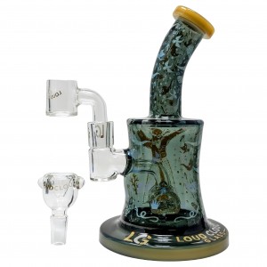 Loud Cloud - 8" Airborne Serpent Spectacle Art Water Pipe [EI-137]