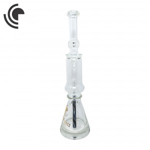 18" High Point Glass Crystal Series Matrix Perc / Matching Dicro Downstem & Bowl Set - [ES21553]