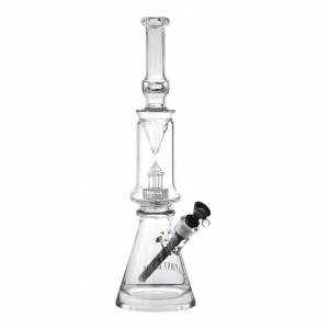 18" High Point Glass Crystal Series Matrix Perc / Matching Dicro Downstem & Bowl Set - [ES21553]