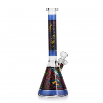 10" Intricate Pattern Beaker Water Pipe