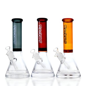 Ruckus Glass - Subdued Elegance 12.5" 28mm Thick Base Beaker Bong