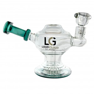 Loud Cloud - 5" Crystalline Orb Matrix Perc Water Pipe [FI-135]