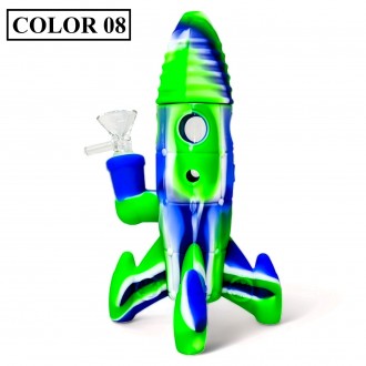 7.7'' Silicone Rocket Water Pipe 14F - [FTWAT018]