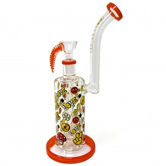 On Point Glass - 10" Melodic Love, Daisy Dove - V-sign Cheers Water Pipe - [GB782]