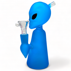 6.2" Frosted Glass Cosmic Creature Alien Water Pipe [GB832]