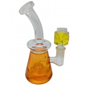 7" Glycerine Filled Bowl & Rig Banger Hanger Set [WP-SK003ZY]