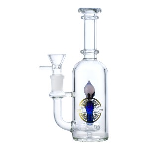 On Point Glass - 7" Elegant Showerhead Perc Glass Water Pipe 
