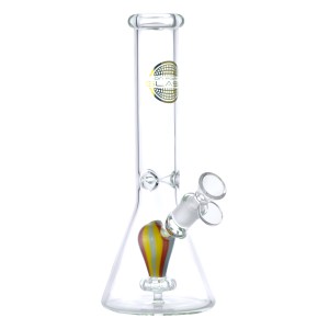 On Point Glass - 9.5" Balloon Voyage Showerhead Perc Beaker Water Pipe - Assorted