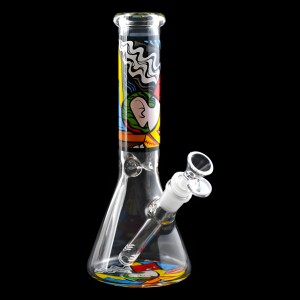 9.5" Graphic Art Beaker Water Pipe - Assorted 