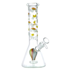 9.5" Up In The Clouds Beaker Water Pipe - Assorted