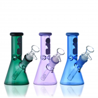 On Point Glass - 6.5" Color Accent Mini Beaker Water Pipe