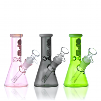 On Point Glass - 6.5" Color Accent Mini Beaker Water Pipe