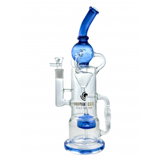 High Point Glass - 16" 5mm Cylinder Incycler Water Pipe [HPG-90]