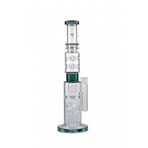 18" High Point Glass Barrel Perc Ice Catcher Water Pipe [DY-202] 