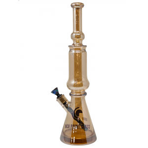 18" High Point Glass Crystal Series Matrix Perc W/ Matching Dicro Downstem & Bowl Set [ES21554]