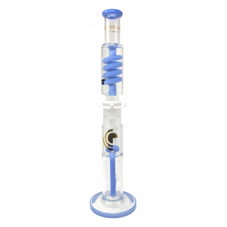 18" High Point Glass Freezable Coil Recycler Water Pipe [PHX456]