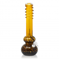 16' Long Neck Gound With Hat Soft Glass Water Pipe - Glass On Glass [J2182G]