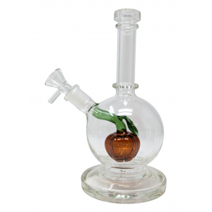 8.5" Lifted Ball Base Pumpkin Perc Beaker Water Pipe - [JD150]