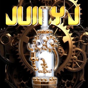 Juicy J - 14" Golden Orb with Perc Water Pipe