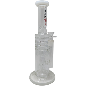 Chill Glass -16" Color Trim Multi Perc Water Pipe - 18Female [JLA-160]