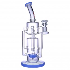 Chill Glass - 13" Advanced Multi-Chamber Showerhead Perc Recycler Water Pipe