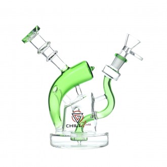 7" Chill Glass Recycler Water Pipe [JLE-129] 