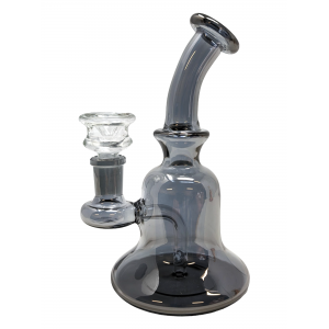 6" Electro Plated Bell Shaped Mini Rig Water Pipe - 14F [JY-1]