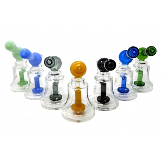 Loud Cloud - 8" Color Mouth Pc W/ Matrix Perc Water Pipe - [EI-115]