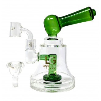 Loud Cloud - 8" Color Mouth Pc W/ Matrix Perc Water Pipe - [EI-115]