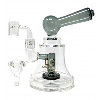 Loud Cloud - 8" Color Mouth Pc W/ Matrix Perc Water Pipe - [EI-115]