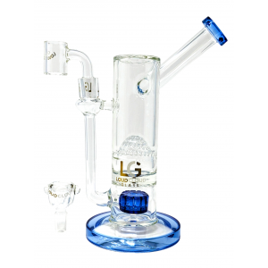 Loud Cloud - 10" Side Car W/ Apple & Shower Head  Perc Water Pipe - [TE-118]