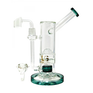 Loud Cloud - 10" Side Car W/ Apple & Shower Head  Perc Water Pipe - [TE-118]