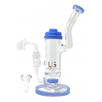 Loud Cloud - 10" Shower & Tornado Disk Perc Water Pipe [TE-126]