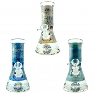 On Point Glass - 8" 9mm Electro plated Fumed Beaker [MB996]