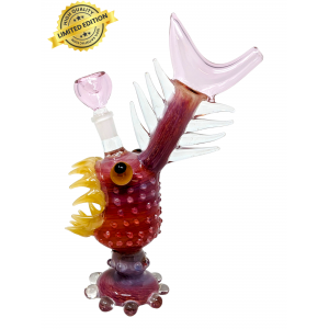 Spiked Hungry Fish Water Pipe - [NAP04]