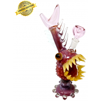 Spiked Hungry Fish Water Pipe - [NAP04]