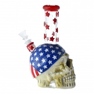 9" AmericanWarrior - Star Spangled Water Pipe