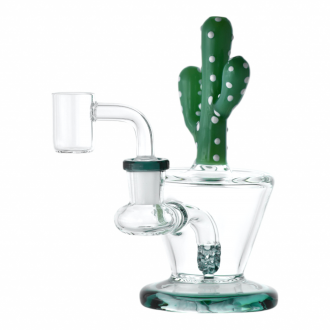 6" Sandy Spiky Desert Hits - Cactus Water Pipe