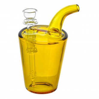 4.5" Compact Glass Cup Mini Water Pipe