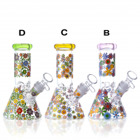 6.5" Bloomin' Daisy Haze Beaker Water Pipe