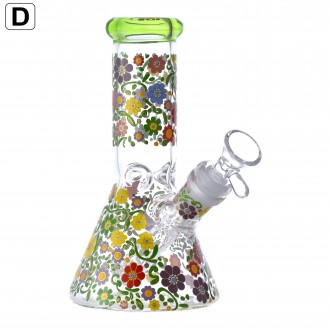 6.5" Bloomin' Daisy Haze Beaker Water Pipe