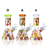 6.5" Donut Obsession Beaker Water Pipe