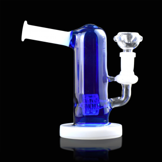 5.5" Cylindrical Side Arm Matrix Perc Water Pipe