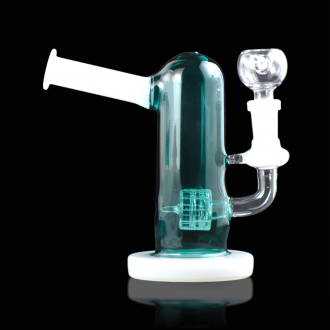 5.5" Cylindrical Side Arm Matrix Perc Water Pipe