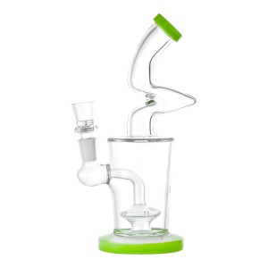 8.5" 1-Kink Zong Showerhead Perc Water Pipe 