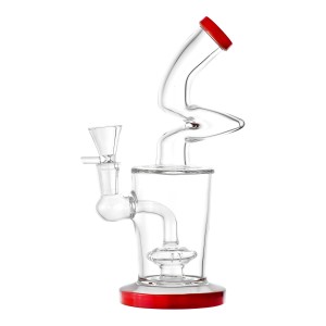 8.5" 1-Kink Zong Showerhead Perc Water Pipe 