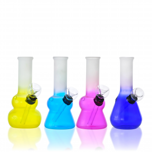 5" Subtle Shade Frosted GOR Water Pipe - Assorted 